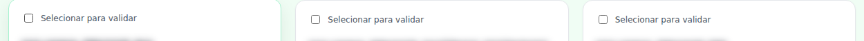 Selecionar lista para validar